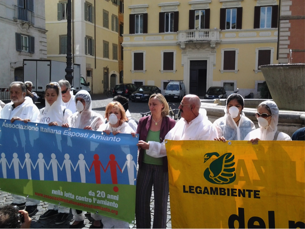 DOMANI A PIAZZA FARNESE PRESENTAZIONE SPORTELLO AMIANTO