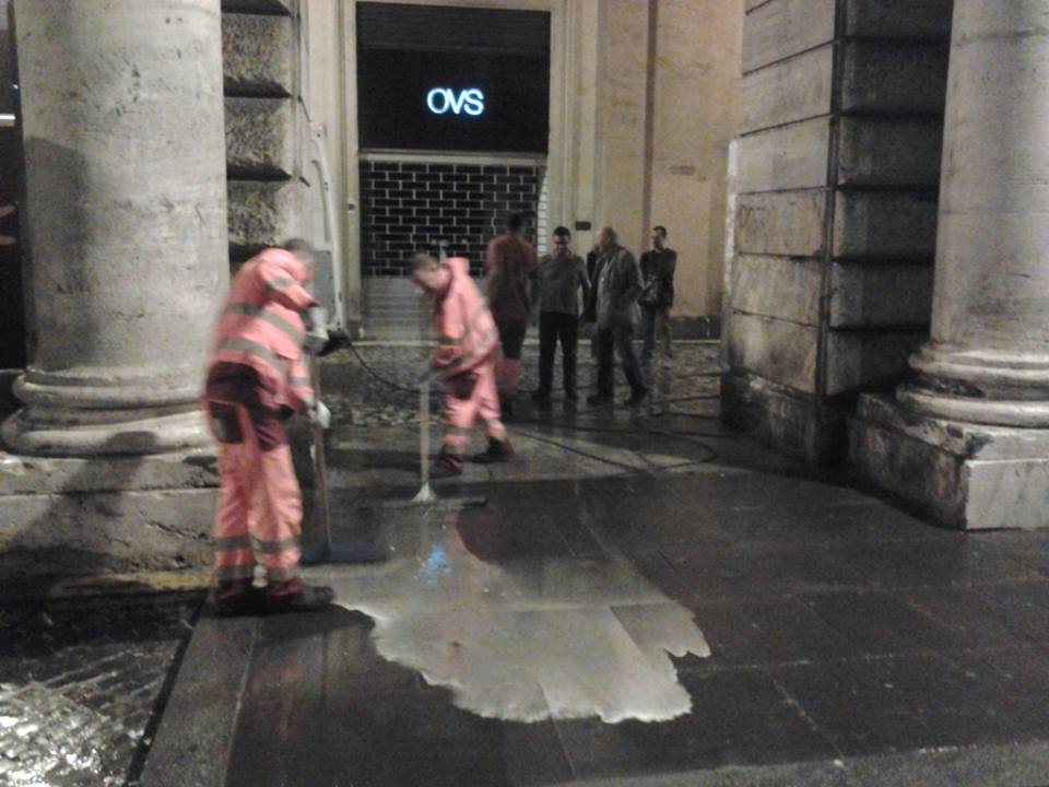 MUNICIPIO I, ESQUILINO: RIPULITI I PORTICI DI PIAZZA VITTORIO