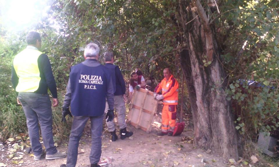 Bonifica insediamento argine del Tevere sotto Ponte Testaccio