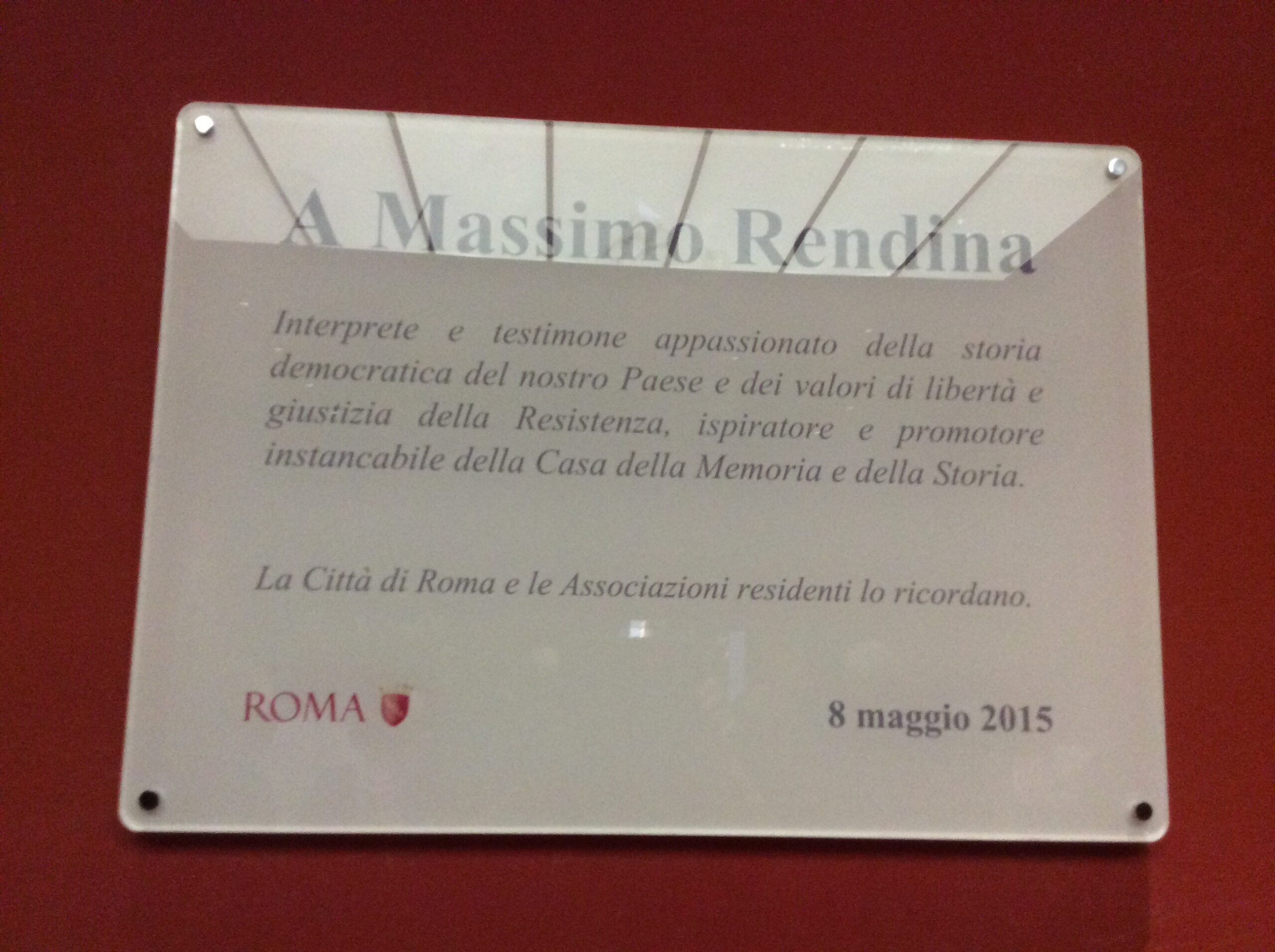 CASA DELLA MEMORIA MASSIMO RENDINA