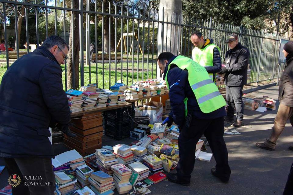 RIMOZIONI LIBRAI ABUSIVI