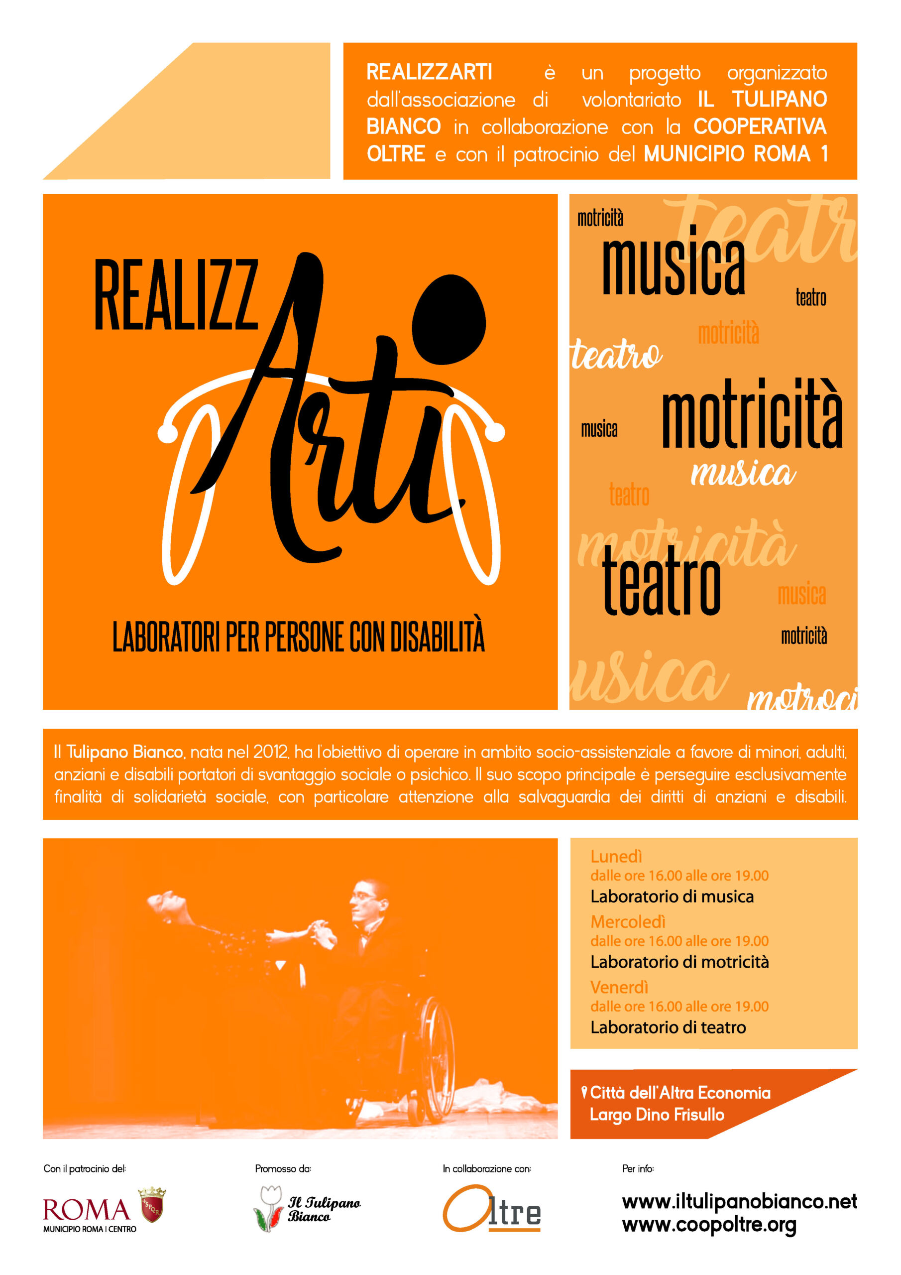 RealizzARTI – Laboratori per la disabilità alla Città dell’Altra Economia