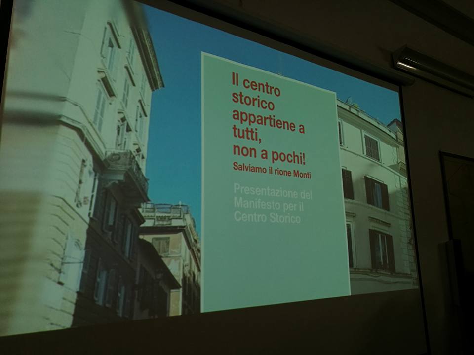 MANIFESTO PER IL CENTRO STORICO