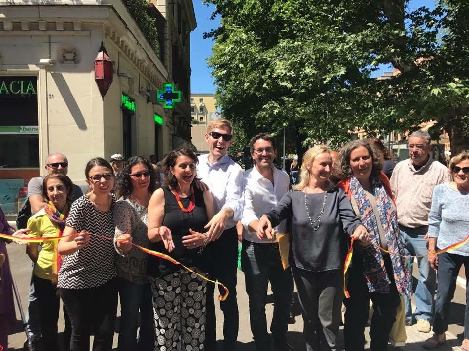 TAGLIO DEL NASTRO PER LA RIQUALIFICAZIONE DI VIA ANDREA DORIA