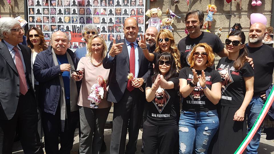 INAUGURATO A ROMA IL “MURO DELLE BAMBOLE”