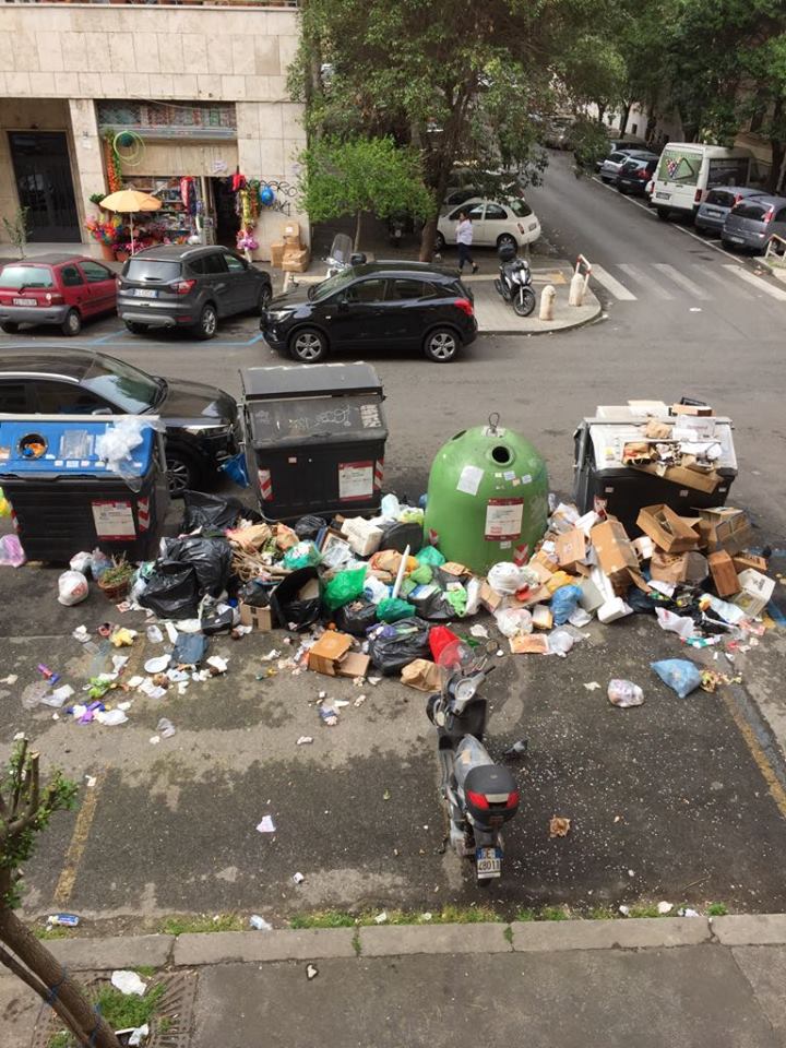 RIFIUTI, MUNICIPIO I: SITUAZIONE OLTRE LIMITI DEL TOLLERABILE