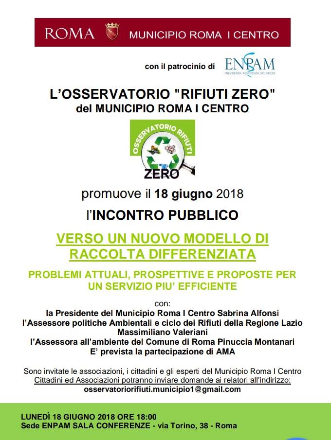 OSSERVATORIO MUNICIPALE SUI RIFIUTI – INCONTRO PUBBLICO