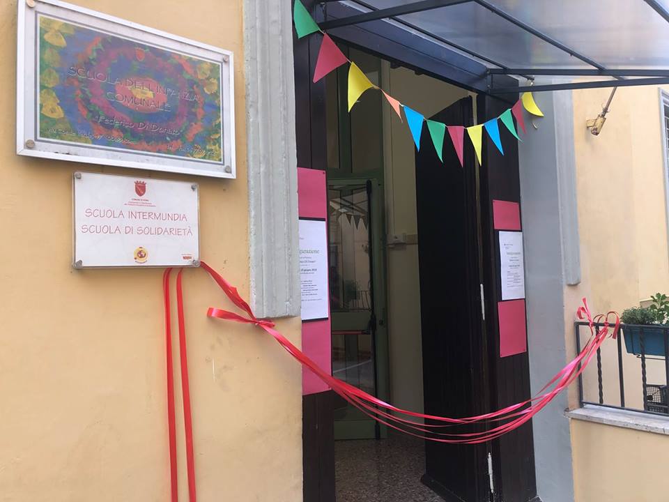 RESTITUITI AI BAMBINI I LOCALI RISTRUTTURATI DELLA SCUOLA DI DONATO