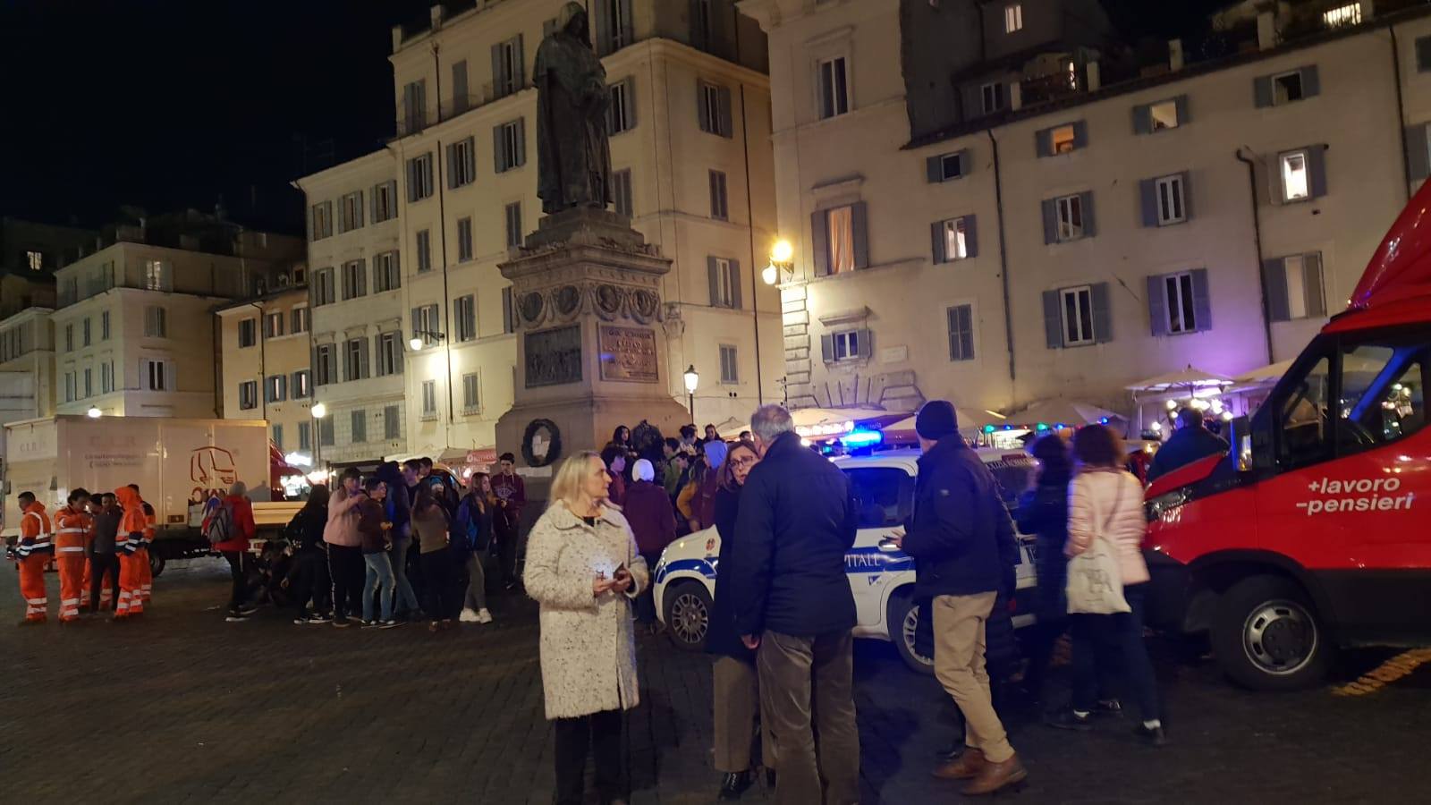 CAMPO DE FIORI: CONTROLLI SULLE OCCUPAZIONI DI SUOLO PUBBLICO