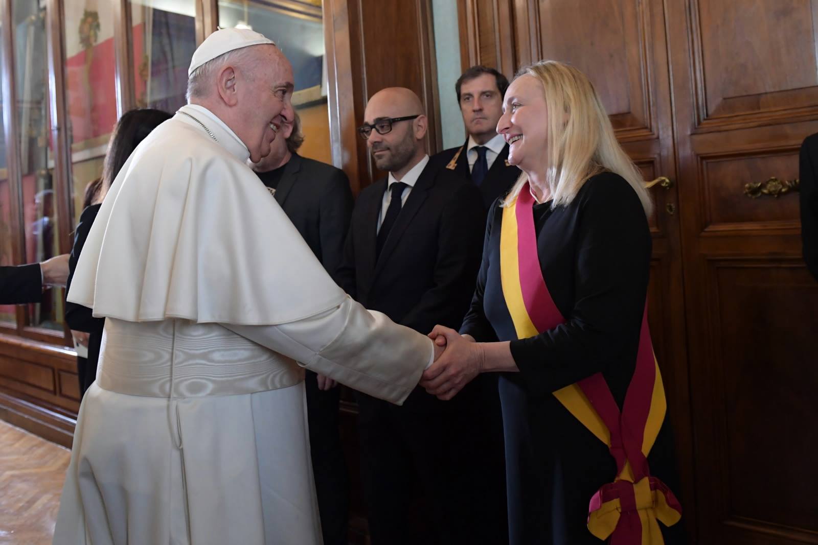 PAPA FRANCESCO IN CAMPIDOGLIO