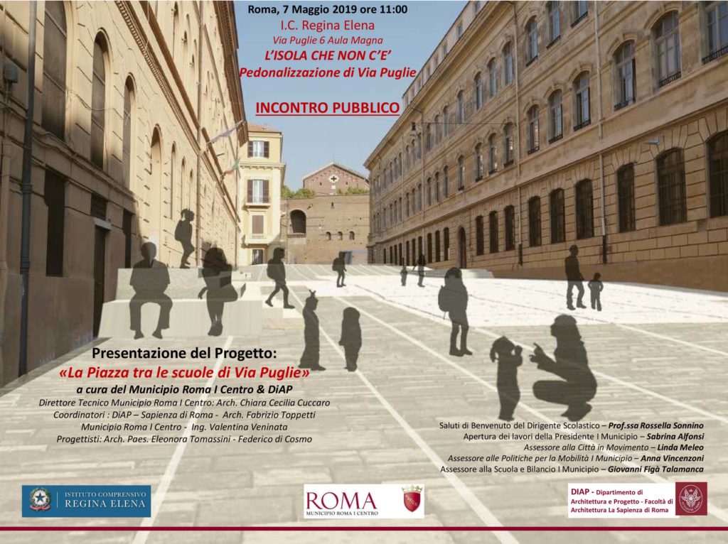 PRESENTATO “L’ISOLA CHE NON C’E'”, IL PROGETTO PER LA PEDONALIZZAZIONE DI VIA PUGLIE