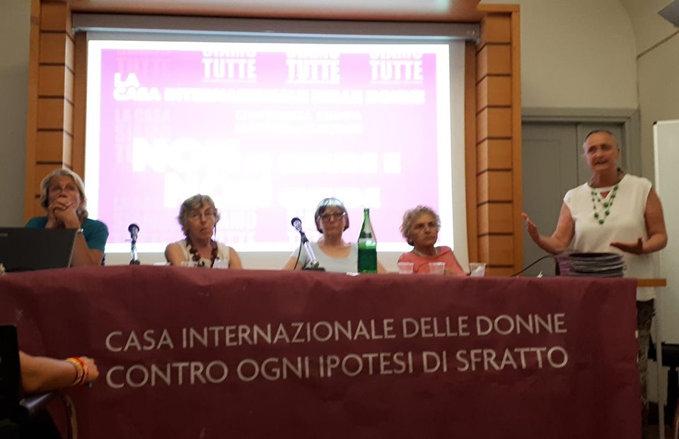 CONFERENZA STAMPA ALLA CASA INTERNAZIONALE DELLE DONNE