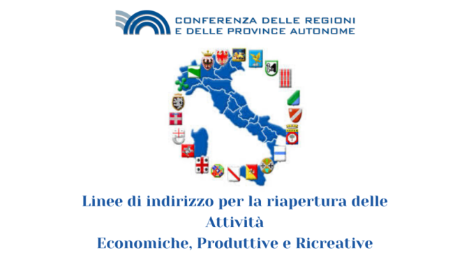 LINEE DI INDIRIZZO PER LA RIAPERTURA