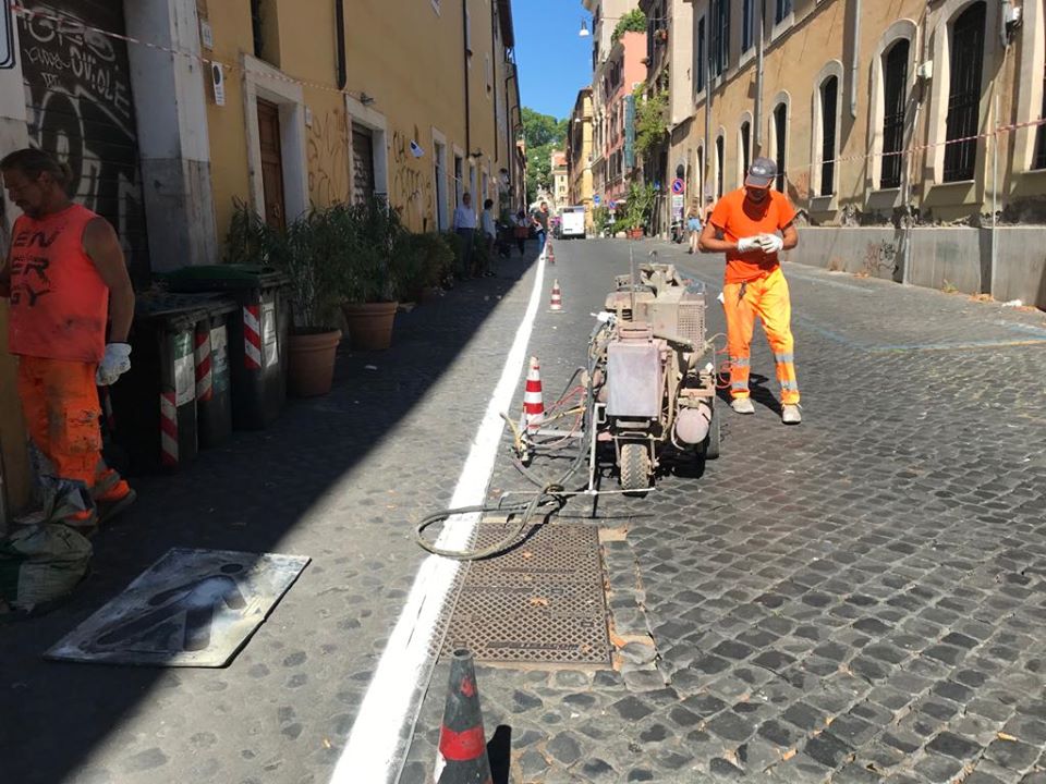 NUOVO PERCORSO PEDONALE A TRASTEVERE