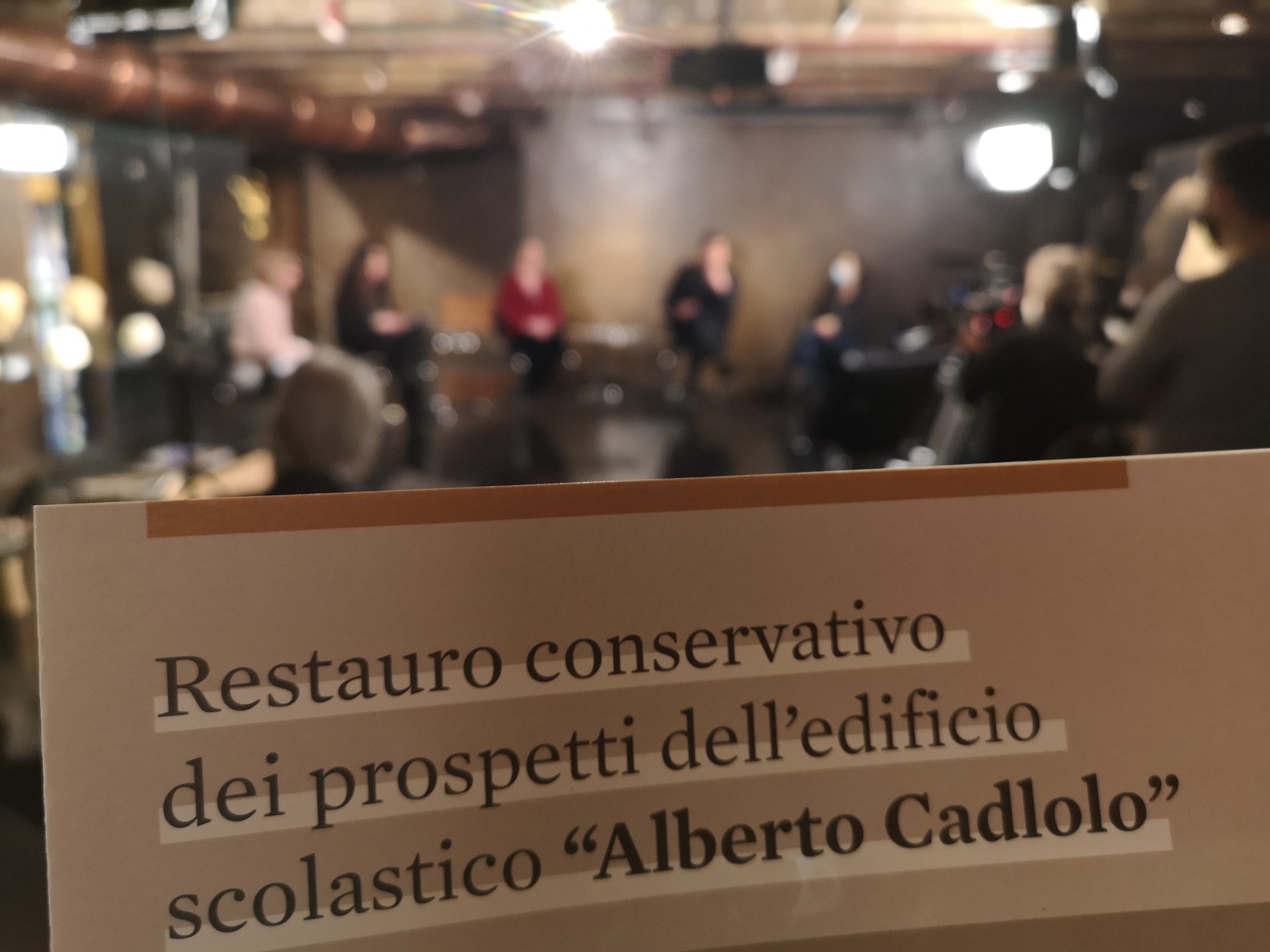 PROGETTO PER IL RESTAURO DELLE FACCIATE DELLA SCUOLA CADLOLO.