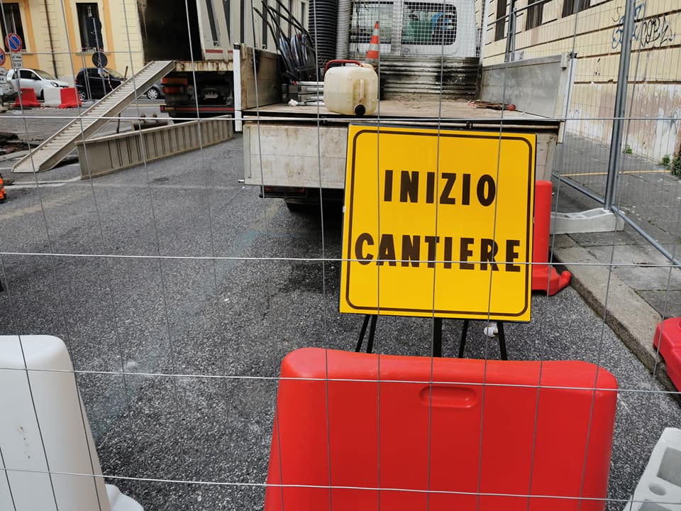 PARTITO IL CANTIERE PER LA PIAZZA PEDONALE IN VIA PUGLIE