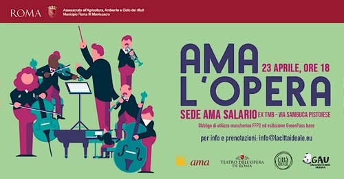 “AMA L’OPERA”, EVENTO MUSICALE ALL’EX TMB SALARIO