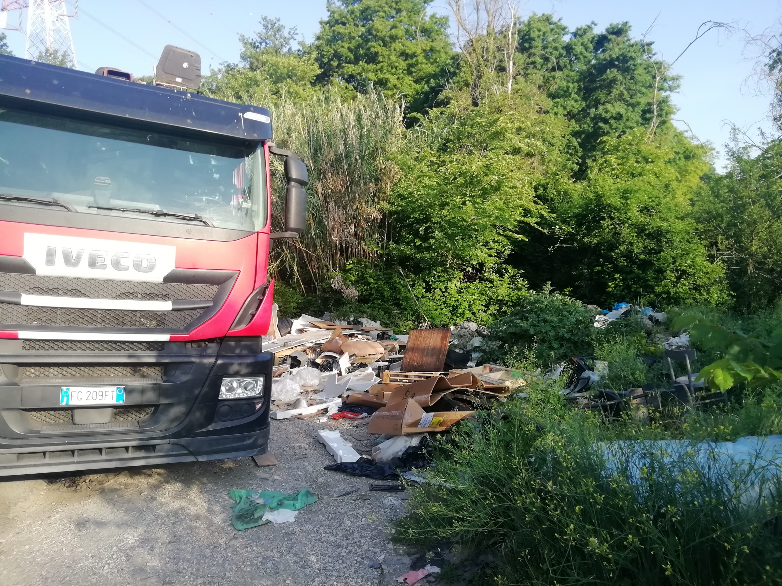 RIMOZIONE DISCARICHE ABUSIVE ALLA MARCIGLIANA