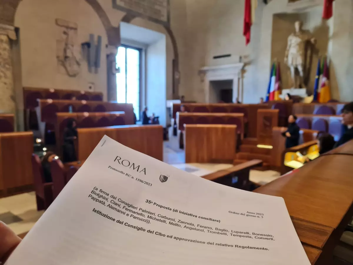 L’ASSEMBLEA CAPITOLINA APPROVA IL NUOVO REGOLAMENTO DEL CONSIGLIO DEL CIBO DI ROMA