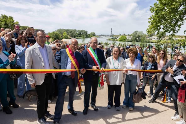 INAUGURATO IL NUOVO PARCO D’AFFACCIO SUL TEVERE A OSTIA ANTICA