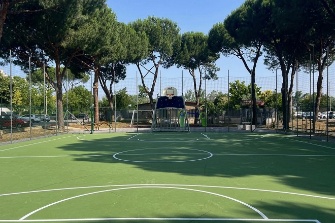 NUOVO PLAYGROUND E AREA GIOCHI A CASALE CALETTO