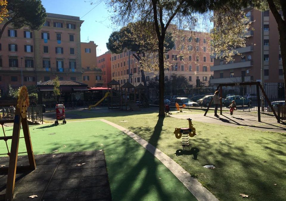 RIAPRE IL PARCO IN VIA TIBURTINA
